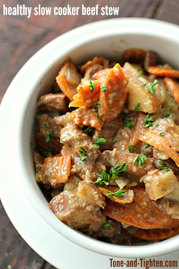 Healthy Beef Stew
 crock pot