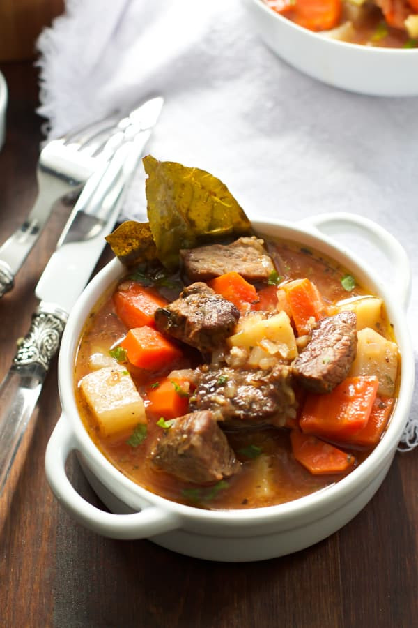 Healthy Beef Stew
 Healthier Slow Cooker Beef Stew Recipe Primavera Kitchen