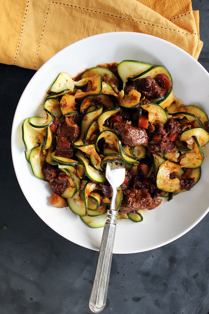 Healthy Beef Stew
 Hearty & Healthy Beef Stew with Zucchini Noodles