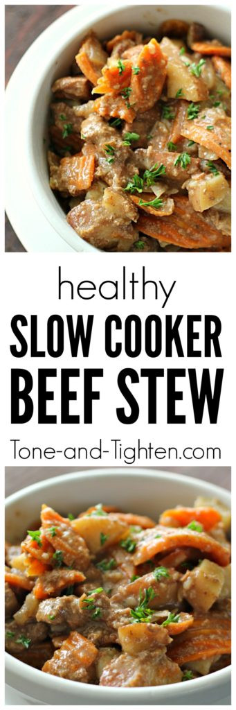 Healthy Beef Stew Slow Cooker
 Healthier Slow Cooker Beef Stew