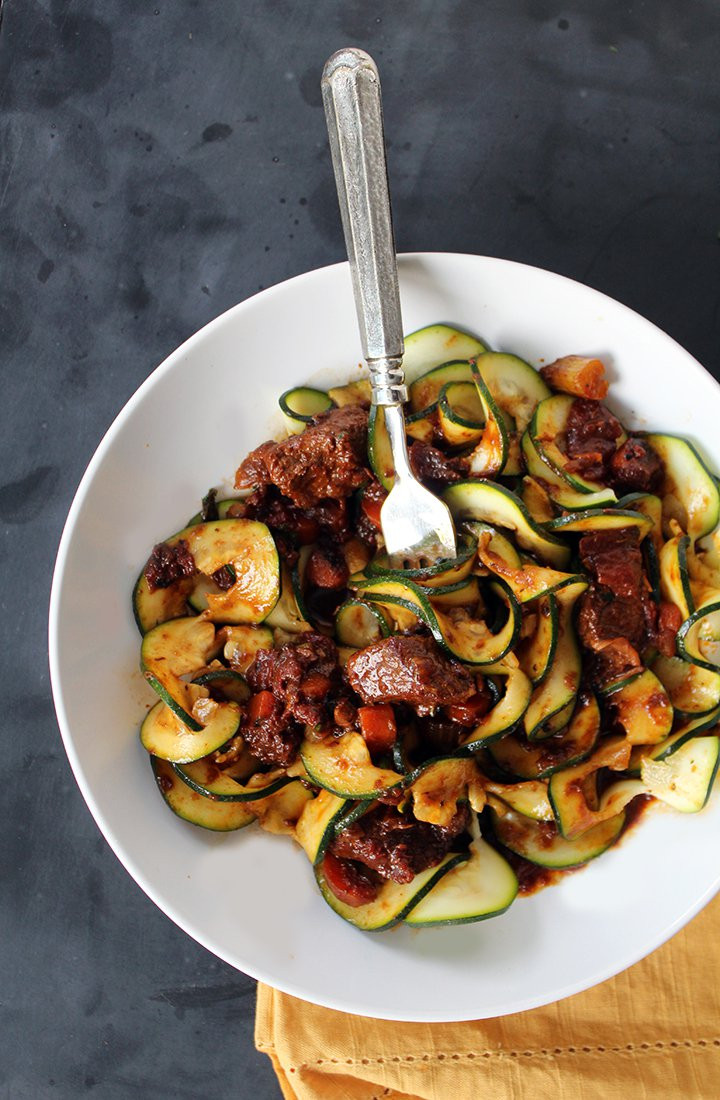 Healthy Beef Stew
 Hearty & Healthy Beef Stew with Zucchini Noodles