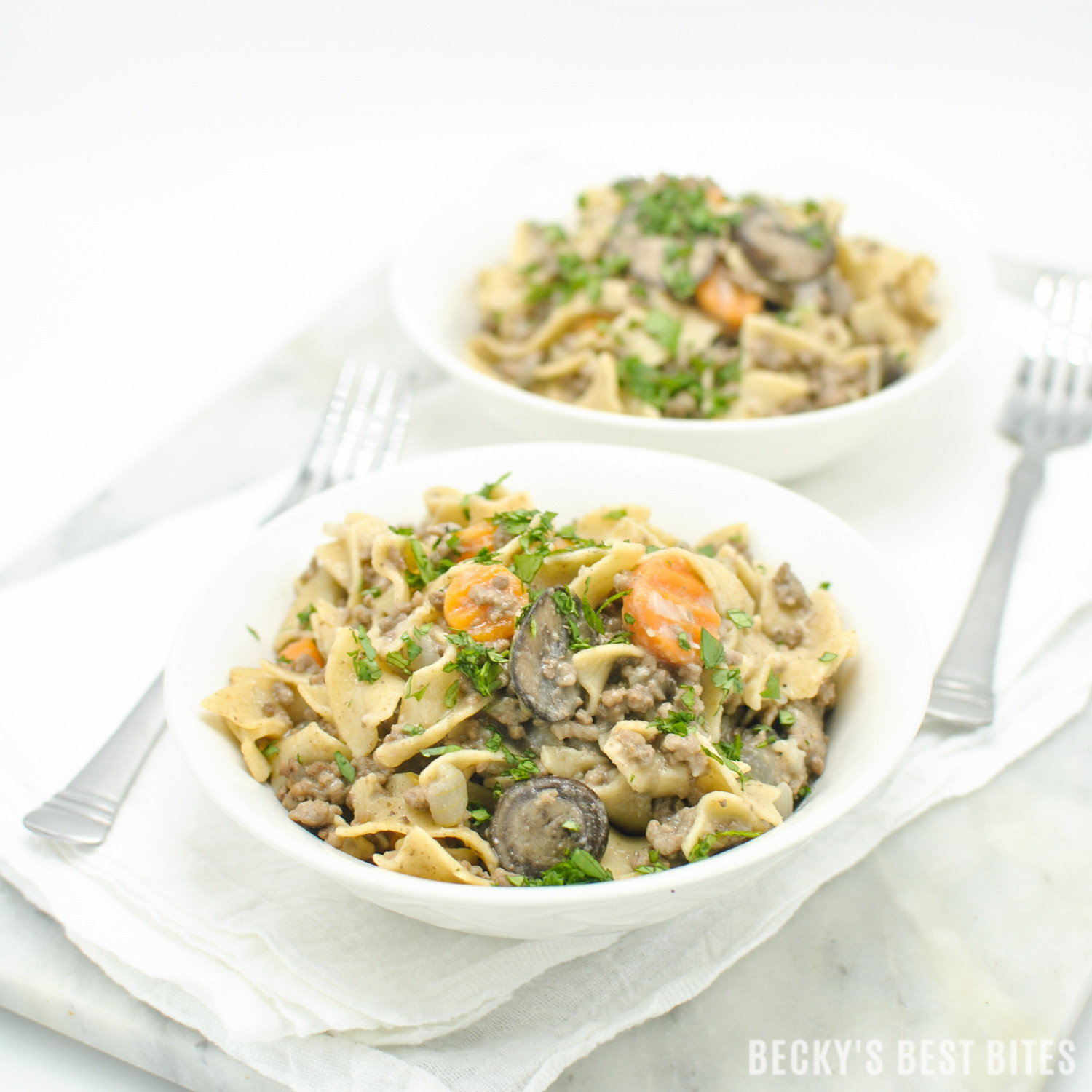 Healthy Beef Stroganoff Recipe
 Lean Ground Beef Stroganoff Becky s Best Bites