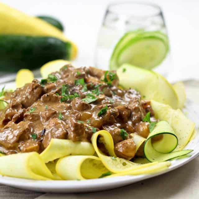 Healthy Beef Stroganoff
 Healthy Beef Stroganoff