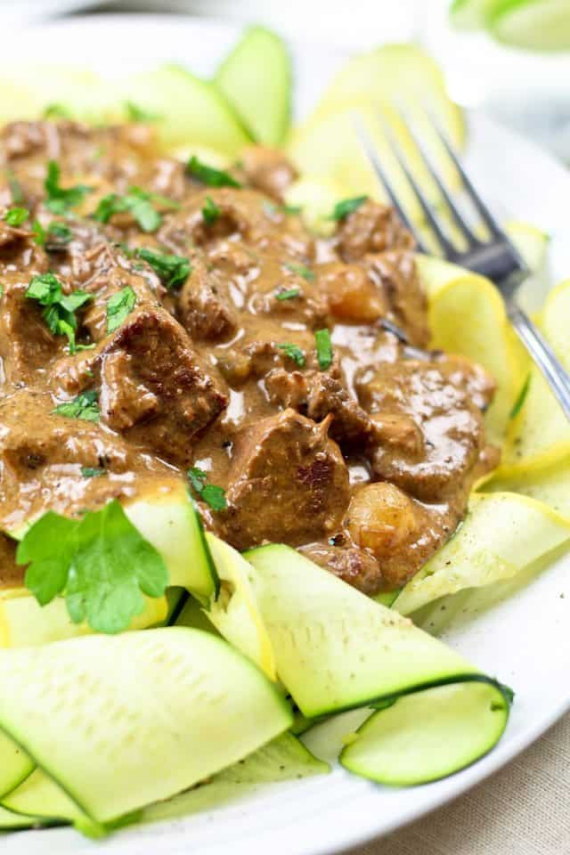 Healthy Beef Stroganoff
 Healthy Beef Stroganoff