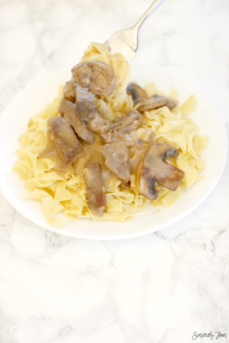 Healthy Beef Stroganoff With Greek Yogurt
 Beef Stroganoff with Greek Yogurt Sincerely Jean