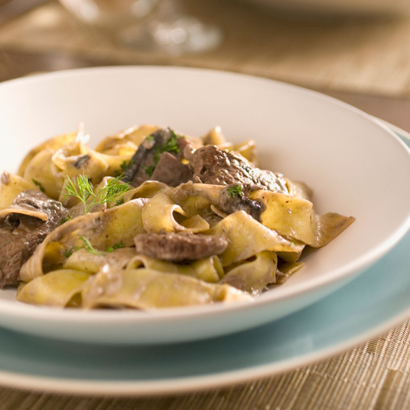 Healthy Beef Stroganoff With Greek Yogurt
 Beef Stroganoff