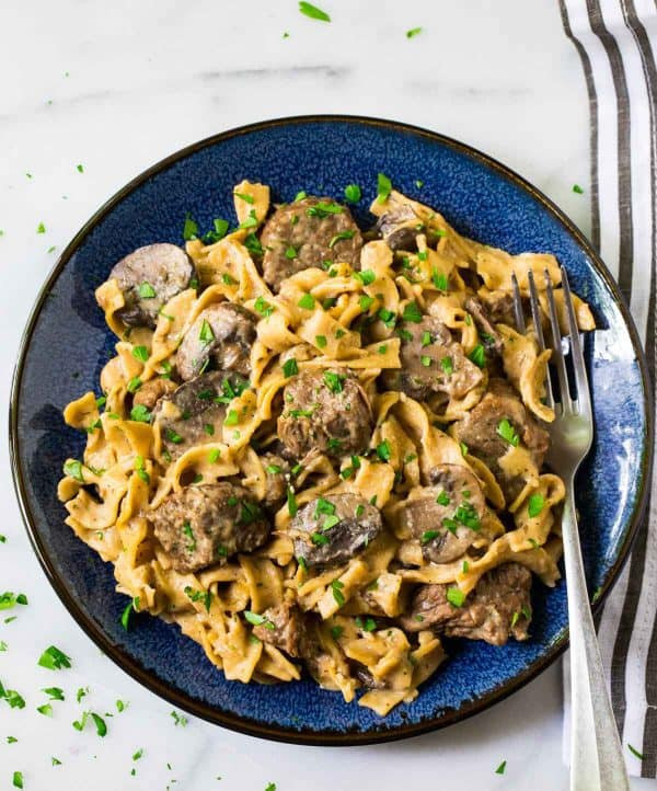 Healthy Beef Stroganoff With Greek Yogurt
 Instant Pot Beef Stroganoff