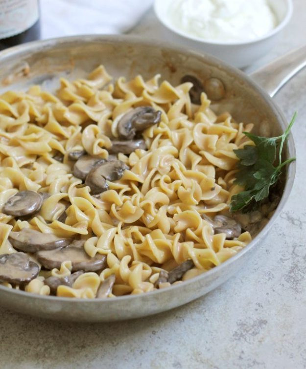 Healthy Beef Stroganoff With Greek Yogurt
 Light Mushroom Stroganoff