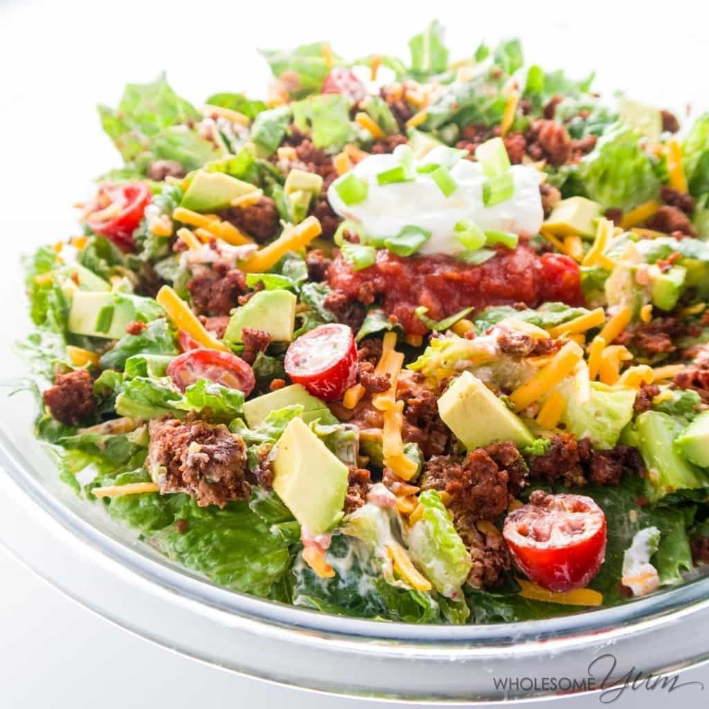 Healthy Beef Taco Salad 20 Best Easy Healthy Taco Salad Recipe with Ground Beef