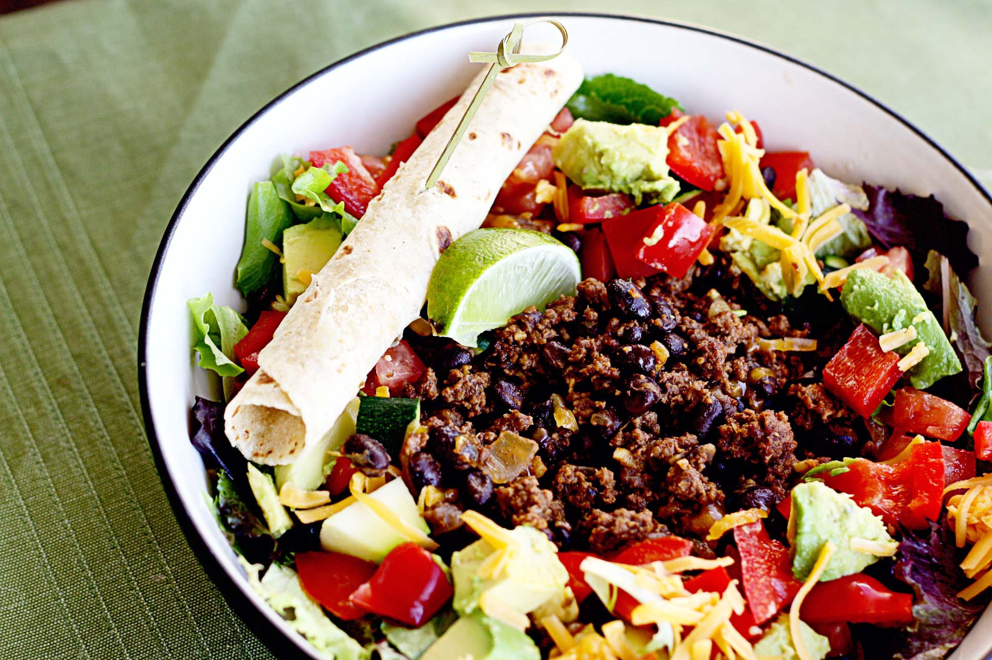 Healthy Beef Taco Salad
 The Healthier Side of a Taco Salad • Steele House Kitchen