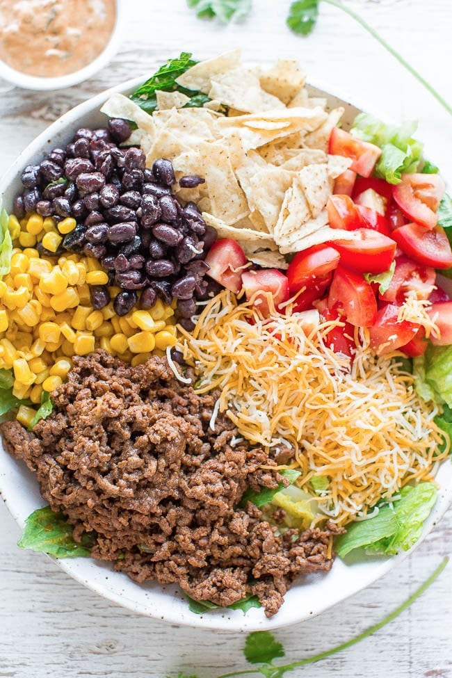 Healthy Beef Taco Salad
 Taco Salad Recipes