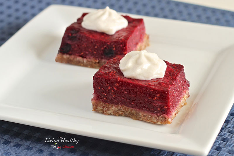 Healthy Berry Desserts
 Triple Berry Pie Bars Gluten Free Paleo Living