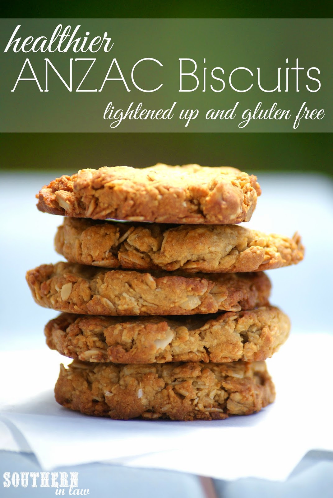 Healthy Biscuit Recipe
 Southern In Law Recipe Healthier ANZAC Biscuits