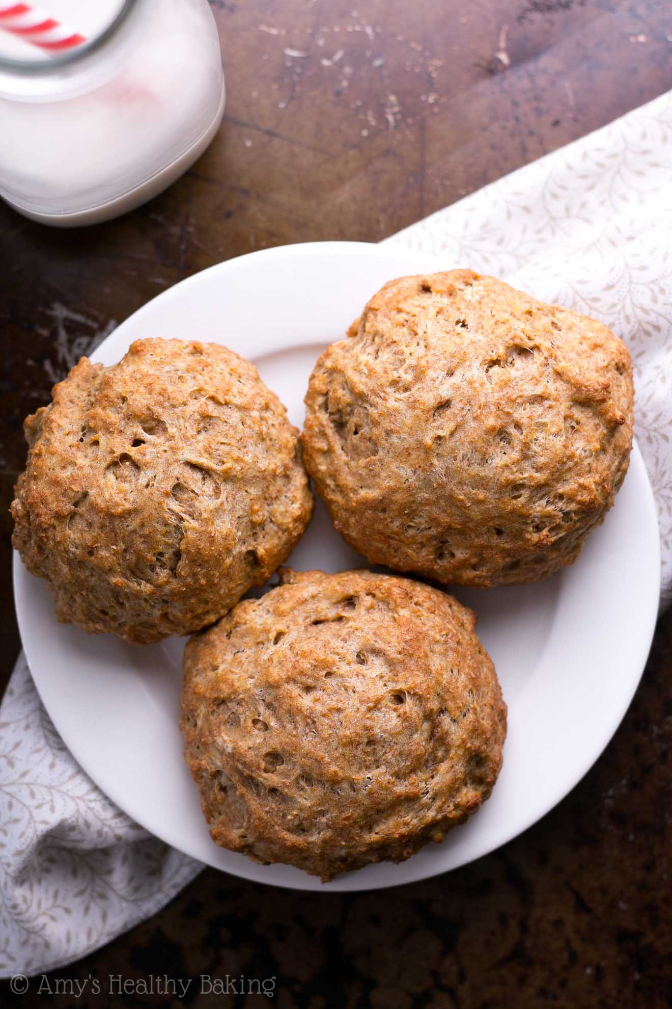 Healthy Biscuit Recipe
 whole wheat drop biscuits from scratch