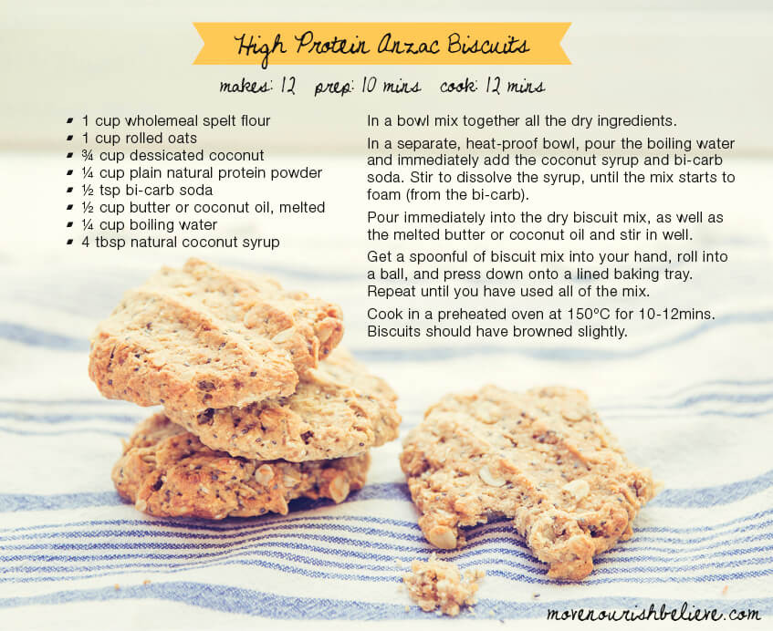 Healthy Biscuit Recipe
 Recipe The Week Healthy Anzac Biscuits Move Nourish