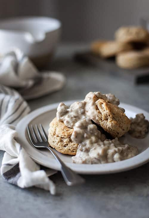 Healthy Biscuits And Gravy
 Best Clean Eating Healthy Biscuits and Gravy Recipe