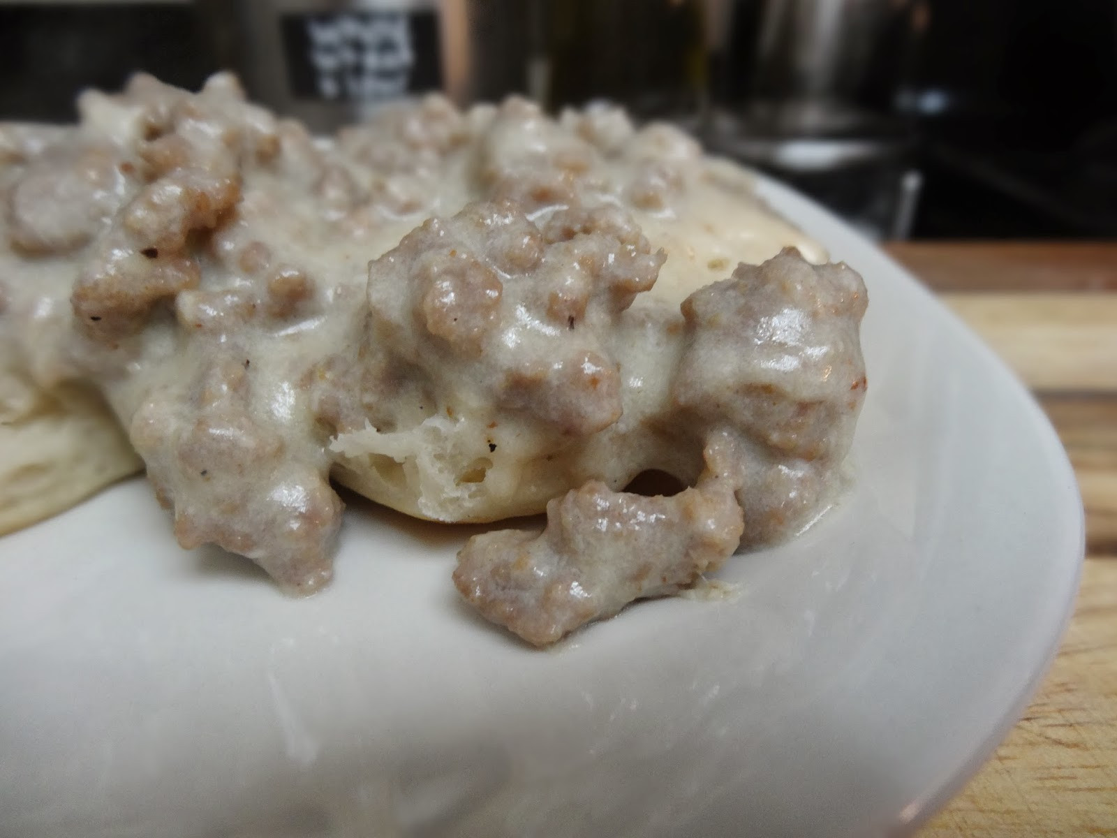 Healthy Biscuits And Gravy
 The Thrifty Italian Mama Healthy Biscuits and Gravy