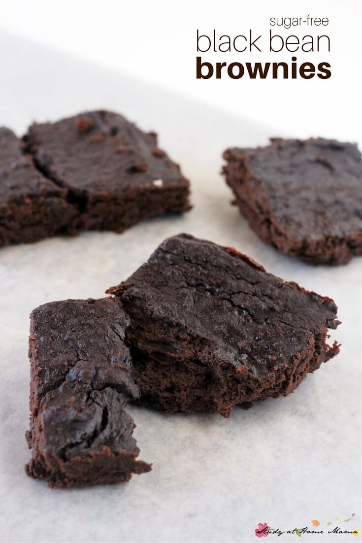 Healthy Black Bean Brownies
 Sugar Free Black Bean Brownie Recipe ⋆ Sugar Spice and