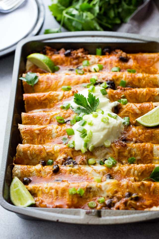 Healthy Black Bean Enchiladas
 15 Ground Turkey Recipes to Get Out of the Dinner Rut