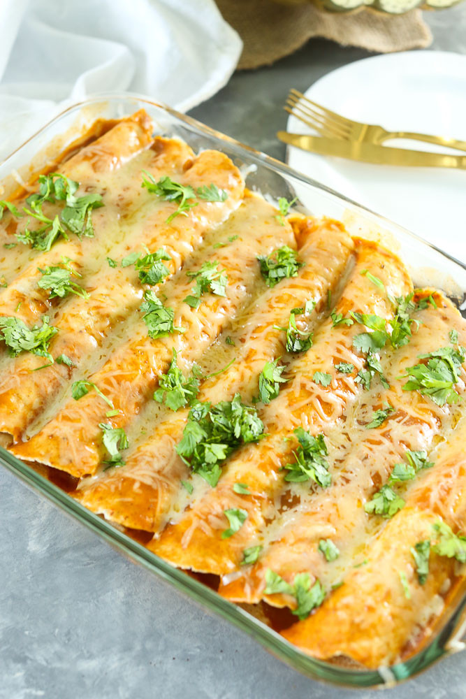 Healthy Black Bean Enchiladas
 25 Minute Butternut Squash Black Bean Enchiladas Happy