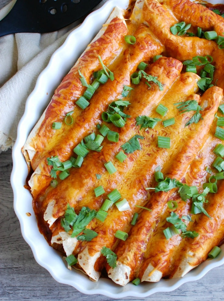 Healthy Black Bean Enchiladas
 Ve arian Black Bean Enchiladas A Cedar Spoon