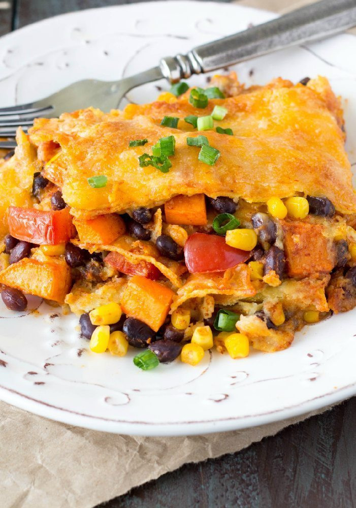 Healthy Black Bean Enchiladas
 Crockpot Black Bean and Sweet Potato Enchiladas Simple