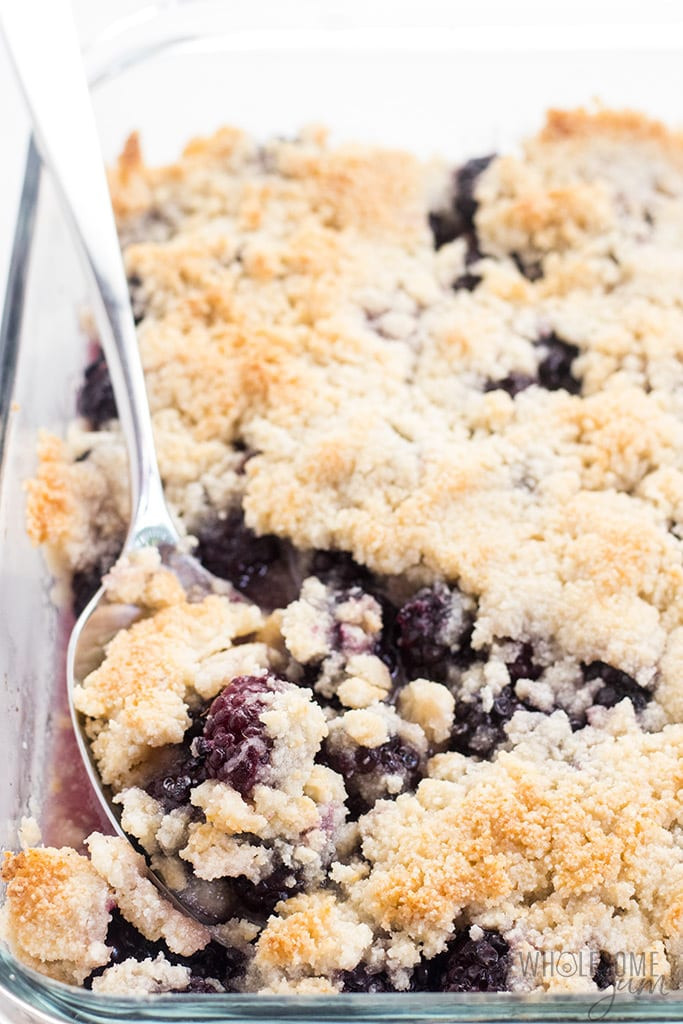 Healthy Blackberry Cobbler
 Healthy Sugar Free Low Carb Blackberry Cobbler Recipe