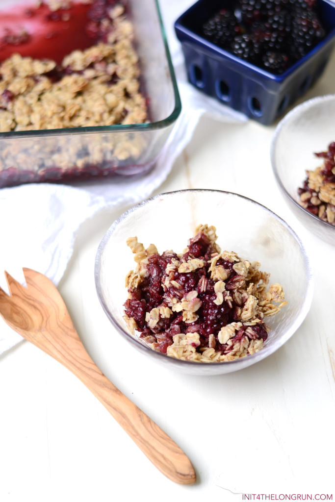 Healthy Blackberry Cobbler
 Blackberry Crisp