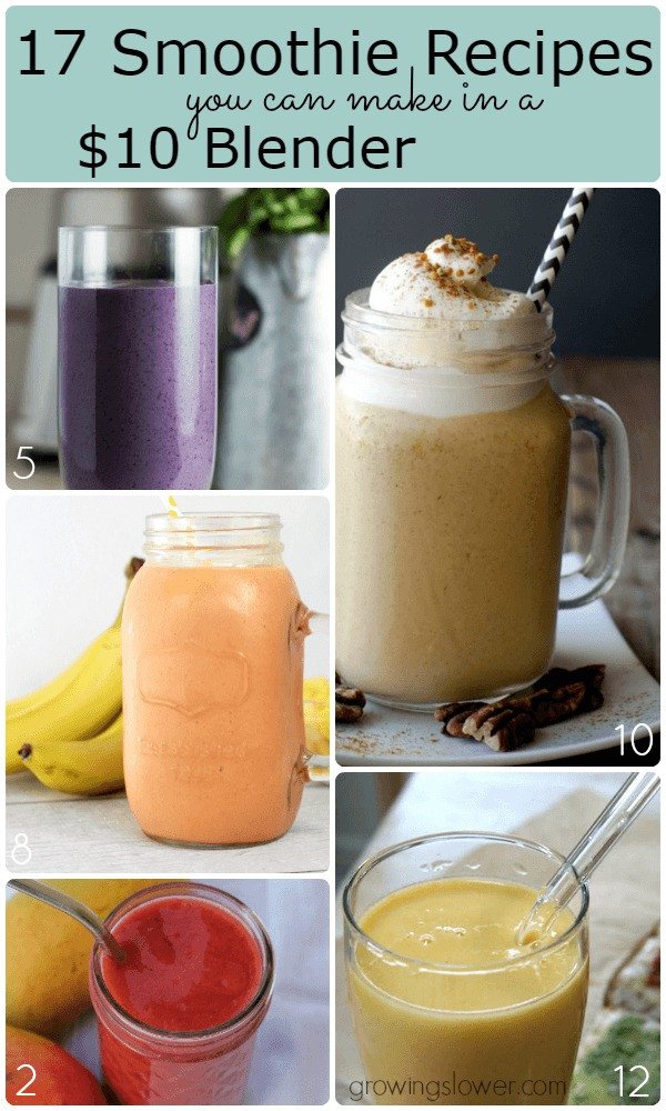 Healthy Blender Smoothies
 Best Cheap Smoothie Blender 17 Smoothie Recipes to Make