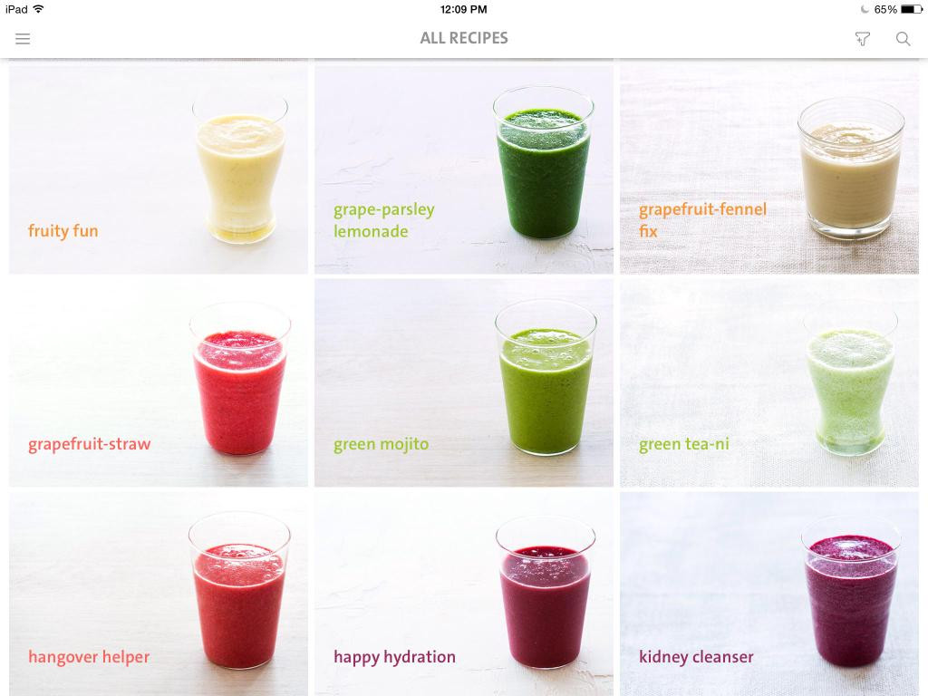 Healthy Blender Smoothies
 The Blender Girl smoothies app Cool Mom Picks