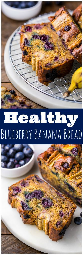 Healthy Blueberry Bread
 Healthy Blueberry Banana Bread Baker by Nature