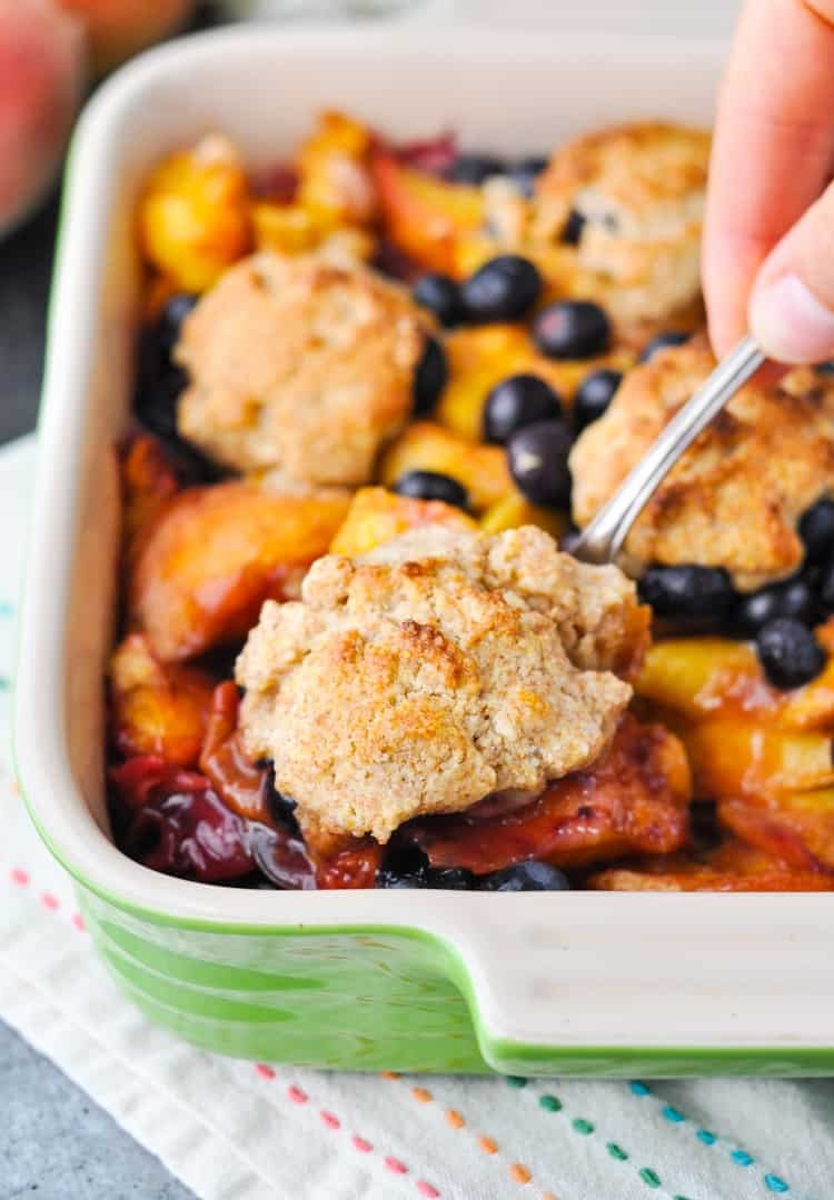 Healthy Blueberry Cobbler
 Healthy Blueberry Peach Cobbler Our Week in Meals 32