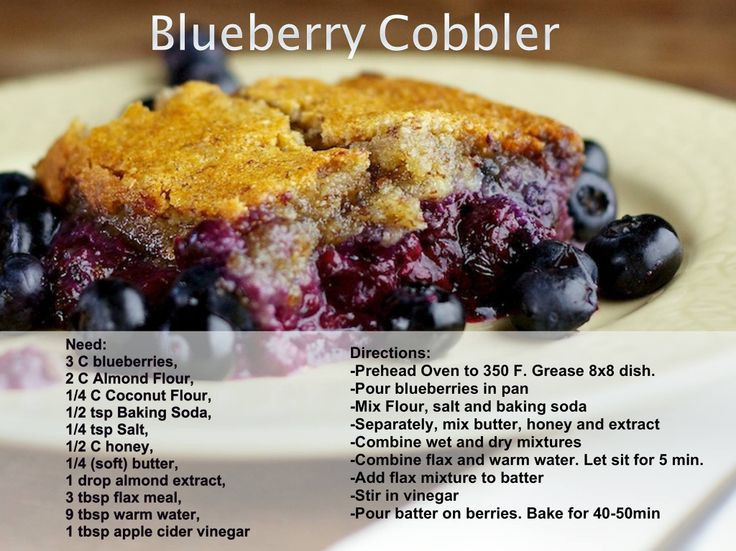 Healthy Blueberry Cobbler
 1000 ideas about Healthy Blueberry Cobbler on Pinterest