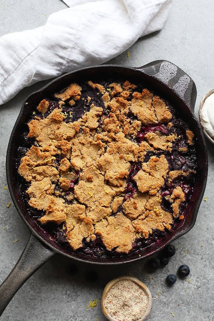 Healthy Blueberry Cobbler
 Healthy Blueberry Cobbler gluten free Fit Foo Finds