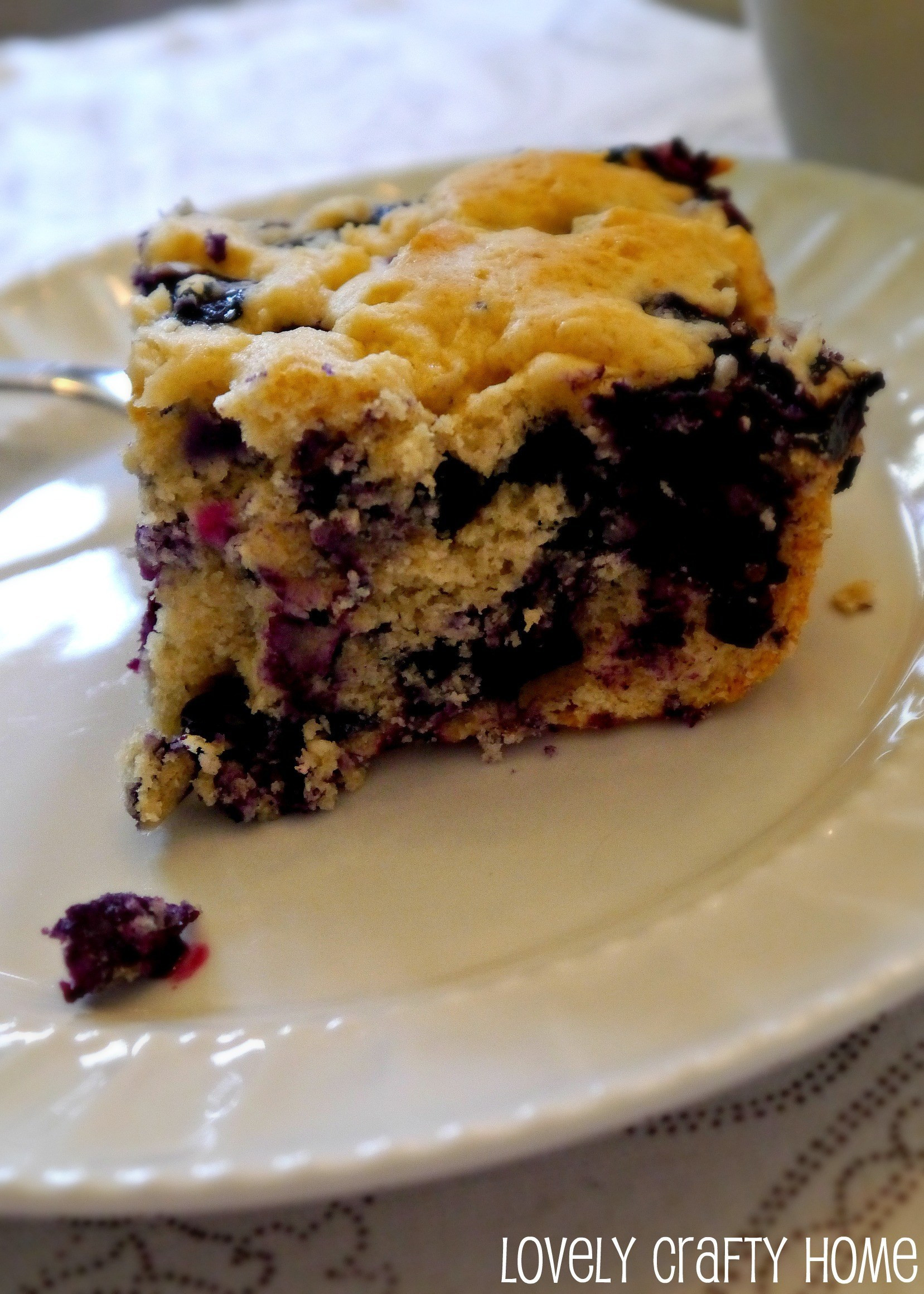 Healthy Blueberry Coffee Cake
 Blueberry Coffee Cake sort of healthy