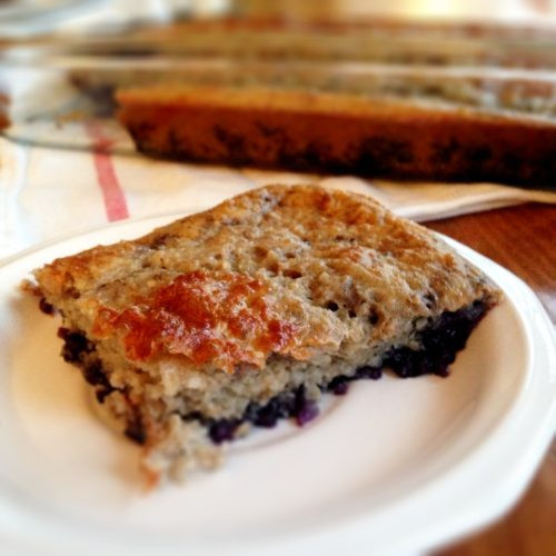 Healthy Blueberry Coffee Cake
 Healthy Sugar Free Blueberry Coffee Cake