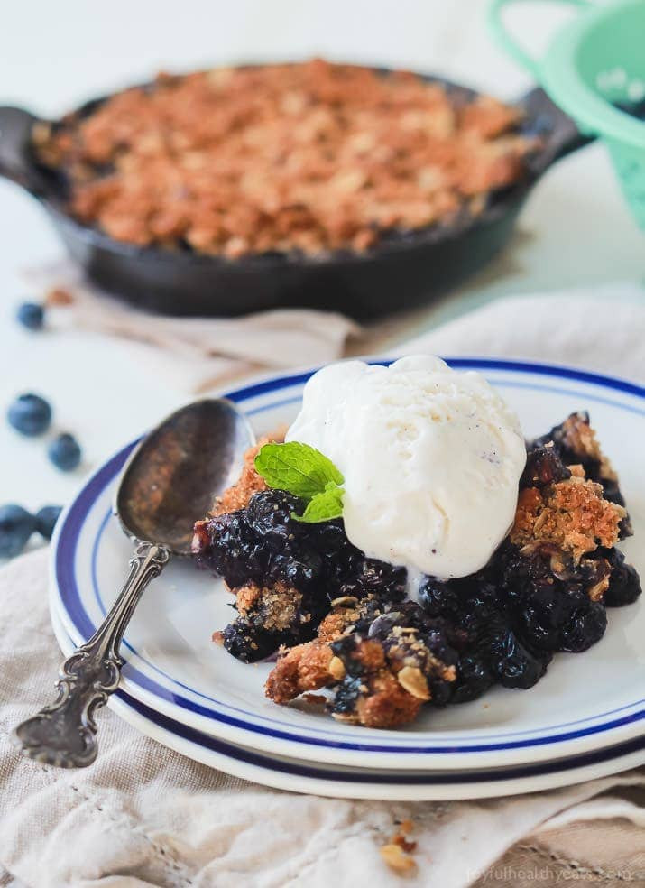 Healthy Blueberry Dessert Recipes
 Ginger Blueberry Crisp Recipe