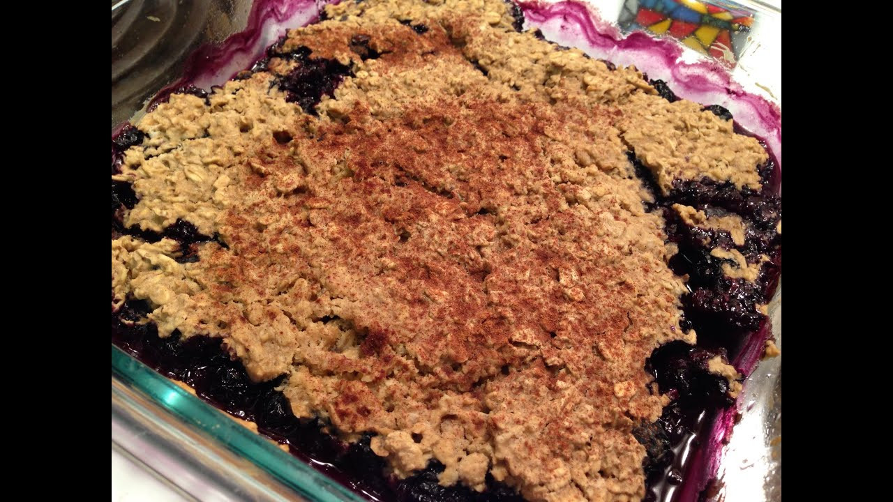 Healthy Blueberry Dessert Recipes
 Healthy Blueberry Cobbler HASfit Gluten Free Dessert