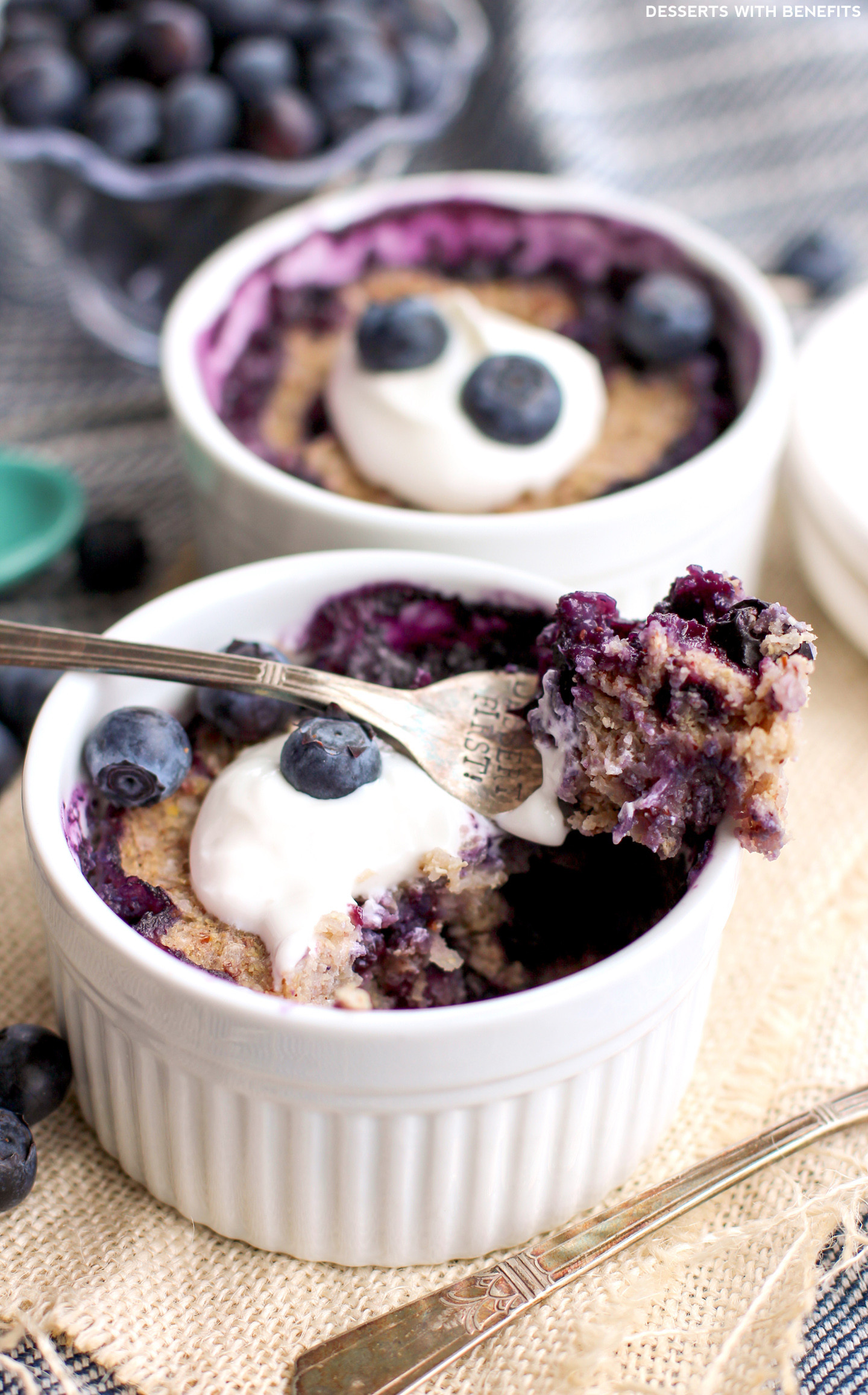 Healthy Blueberry Dessert Recipes
 Healthy 5 minute Blueberry Quinoa Flake Muffins Gluten