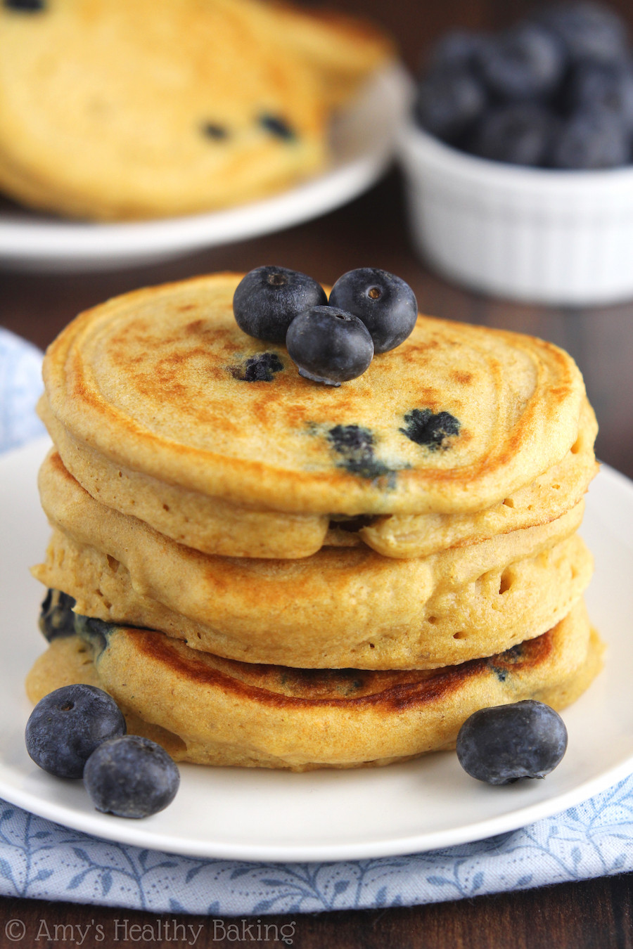 Healthy Blueberry Pancakes
 blueberry pancakes healthy