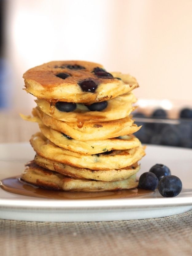 Healthy Blueberry Pancakes
 Eating Healthy Quinoa Blueberry Pancakes