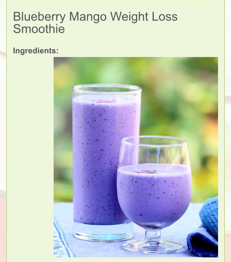 Healthy Blueberry Smoothie Recipes For Weight Loss
 Blueberry Mango Weight Loss Smoothie 🍇🍇🍇