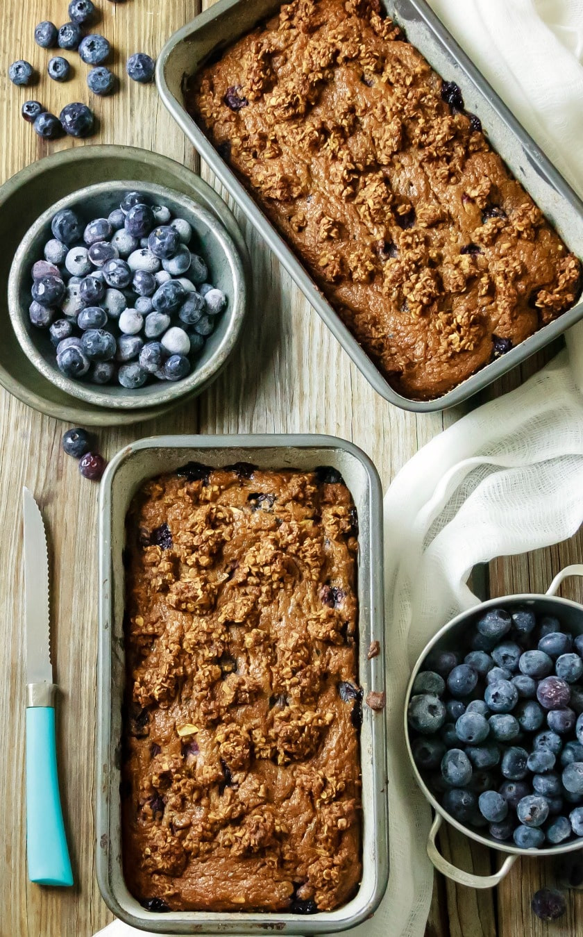 Healthy Blueberry Zucchini Bread
 Healthy Blueberry Zucchini Bread