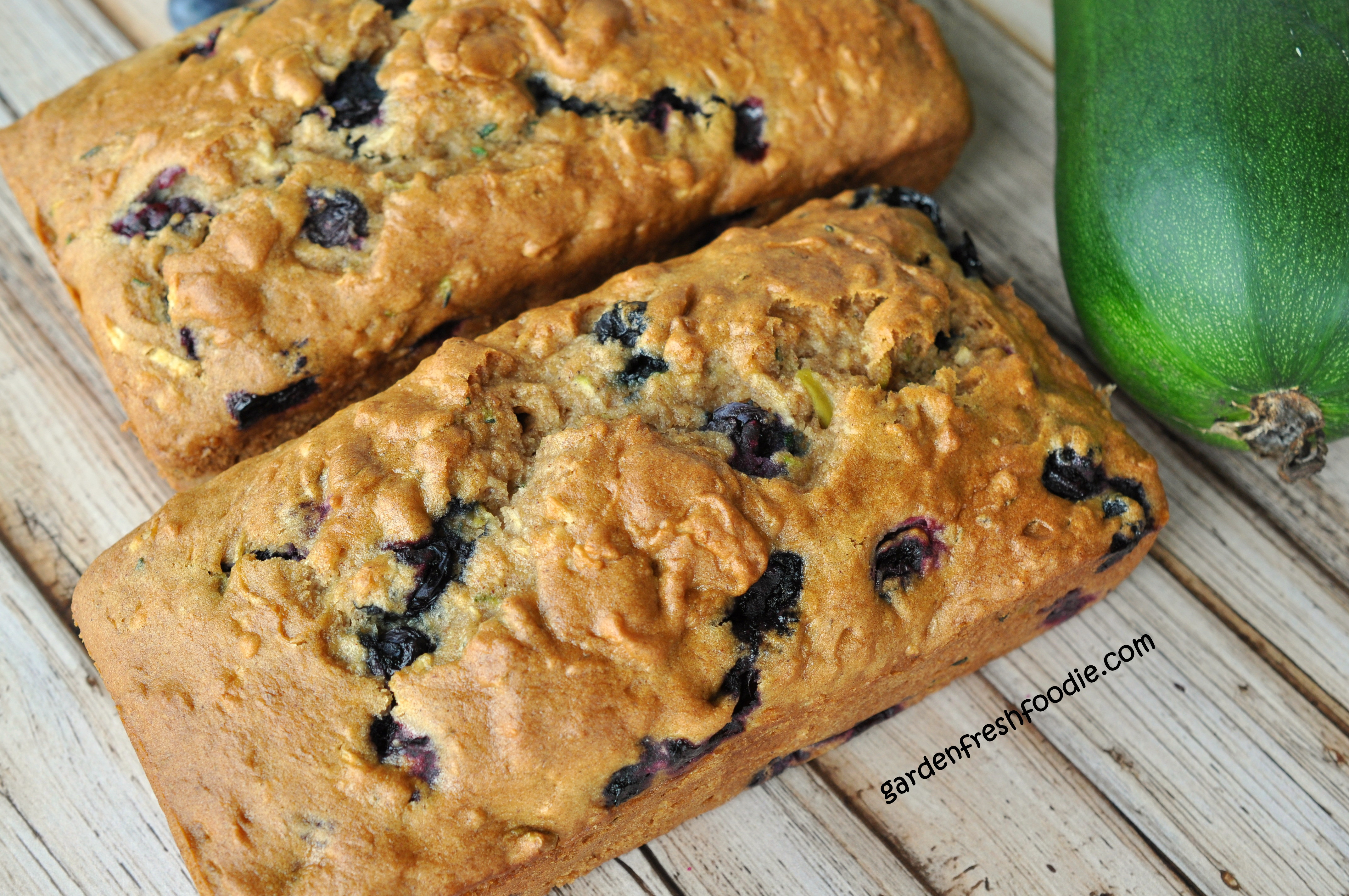 Healthy Blueberry Zucchini Bread
 Blueberry Zucchini Bread