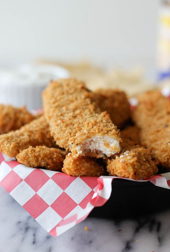 Healthy Bread Crumbs
 Chicken Tenders with Greek Yogurt Ranch Recipe