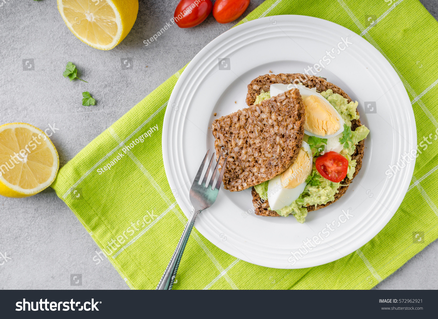 Healthy Bread Spread
 Healthy Bread Avocado Spread Lemon Ve able Stock