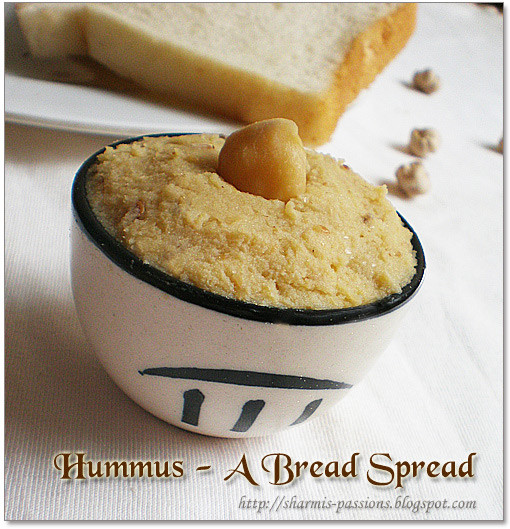 Healthy Bread Spread
 Hummus A healthy bread spread Sharmis Passions