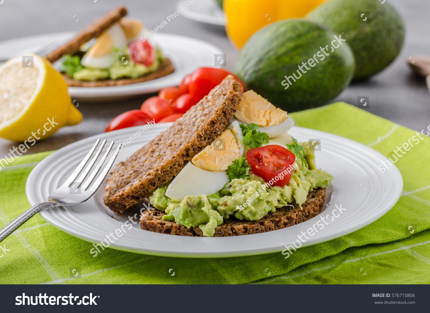 Healthy Bread Spread
 Healthy Bread Avocado Spread Lemon Ve able Stock