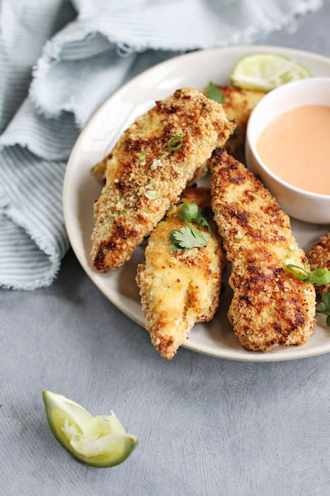 Healthy Breaded Chicken Tenders
 Crispy Almond Breaded Chicken Tenders Grain Free