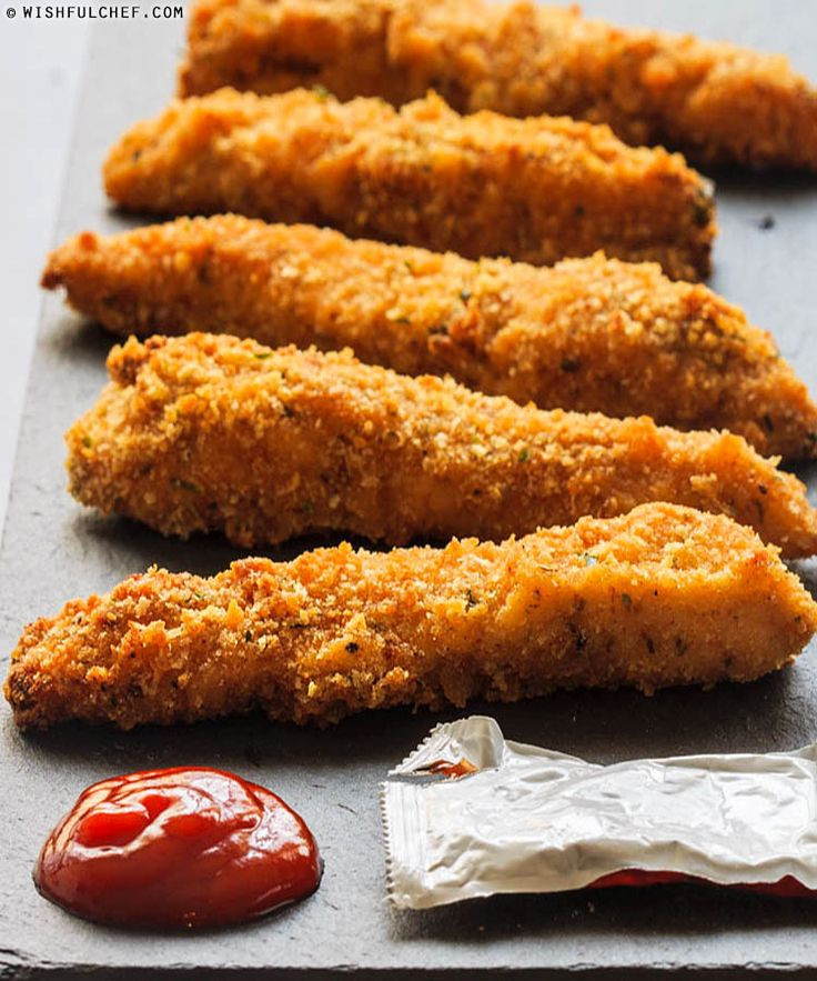 Healthy Breaded Chicken Tenders
 Oven Baked Buttermilk Chicken Strips